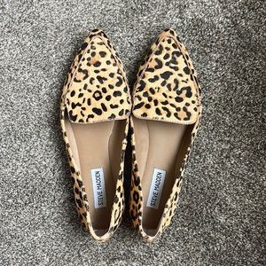 NWOT - Steve Madden leopard loafers - size 8